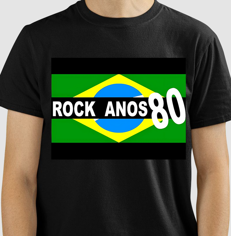 Camiseta Rock Anos 80
