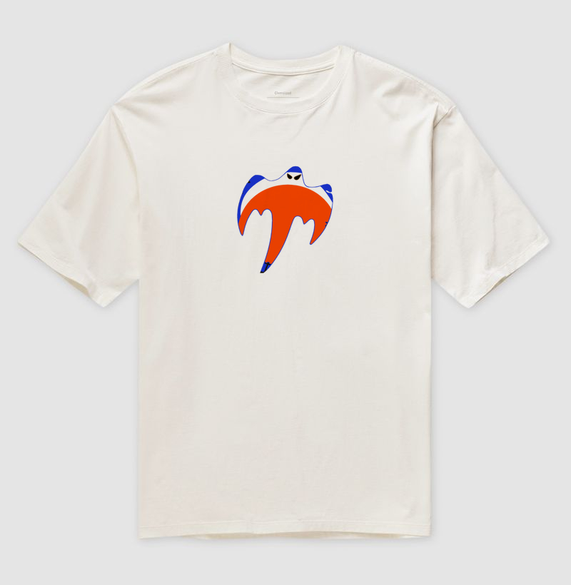 Camiseta Ghosting Oversized