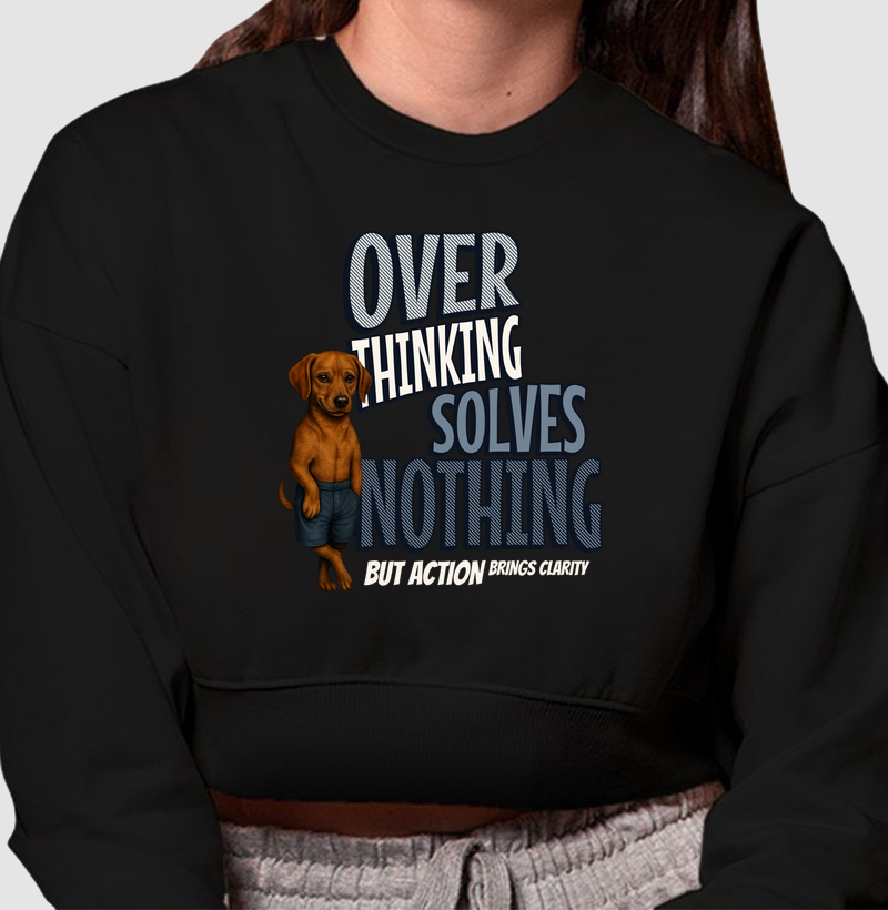 Cropped Moletom Things