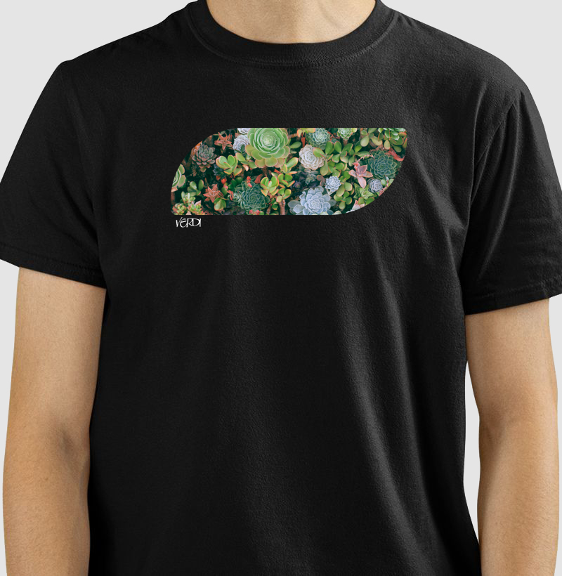 Camiseta tarja suculentas