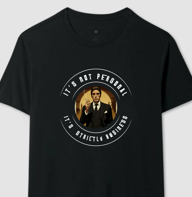 Camiseta The Godfather – It's Not Personal, It's Strictly Business