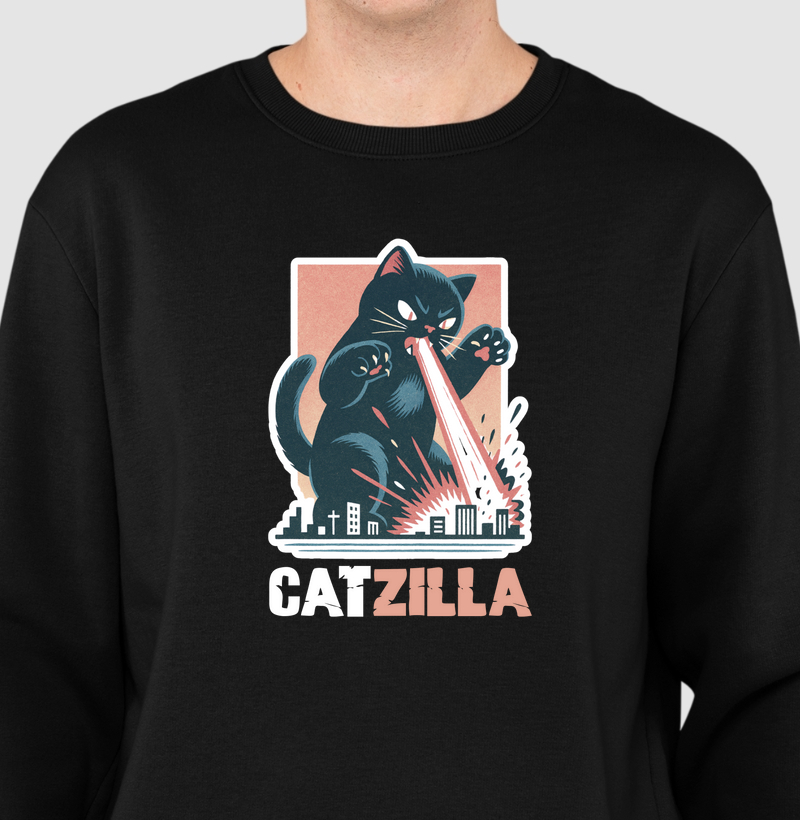 Catzilla destruidor da casa