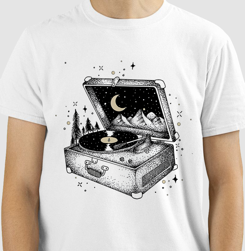 Play the starry night record