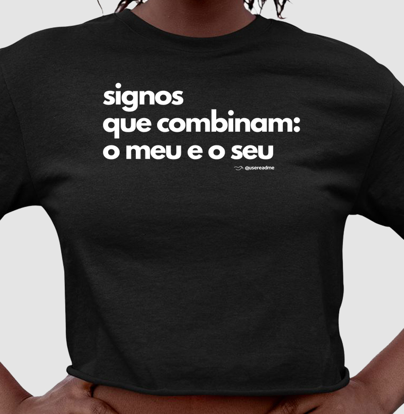 Cropped Signos Combinam