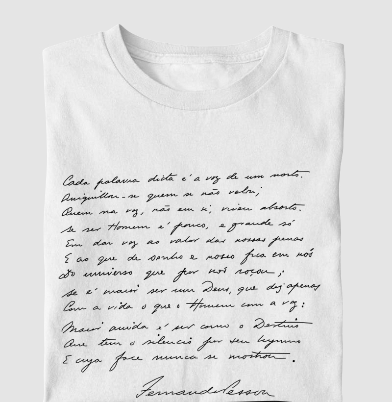 Poema Manuscrito de Fernando Pessoa