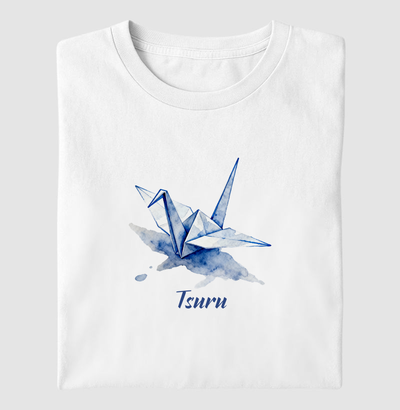 TSURU AQUARELADO AZUL