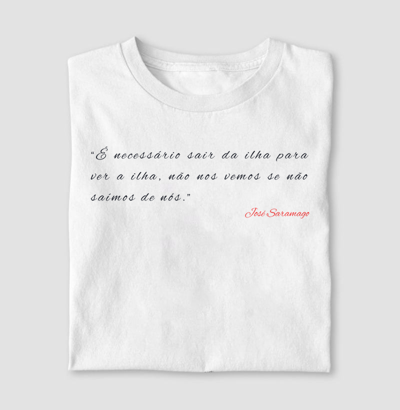 Camiseta José Saramago A Ilha