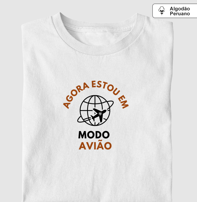 Agora estou em modo avião