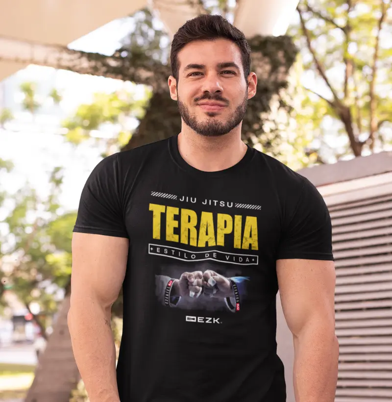 Camiseta Jiu Jitsu Terapia Dark