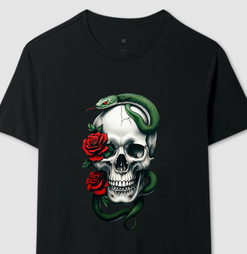 Camiseta Snake Skull
