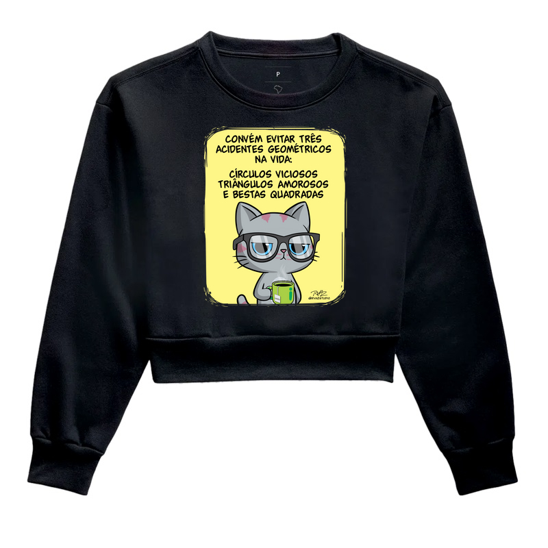 Camiseta Gato Sincero Geometria