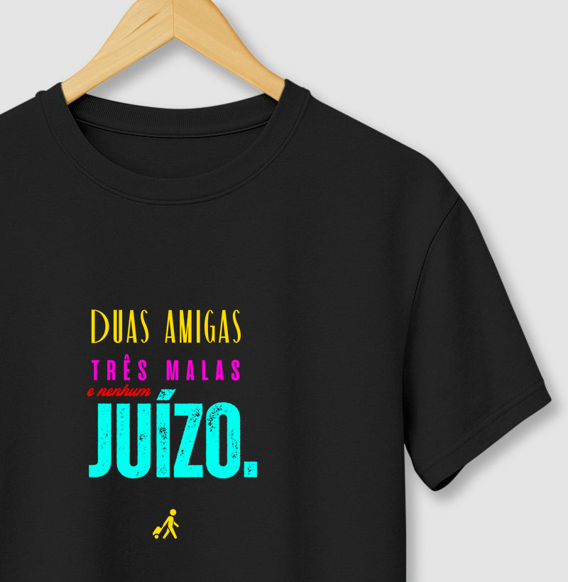 Duas amigas, três malas e nenhum juízo.