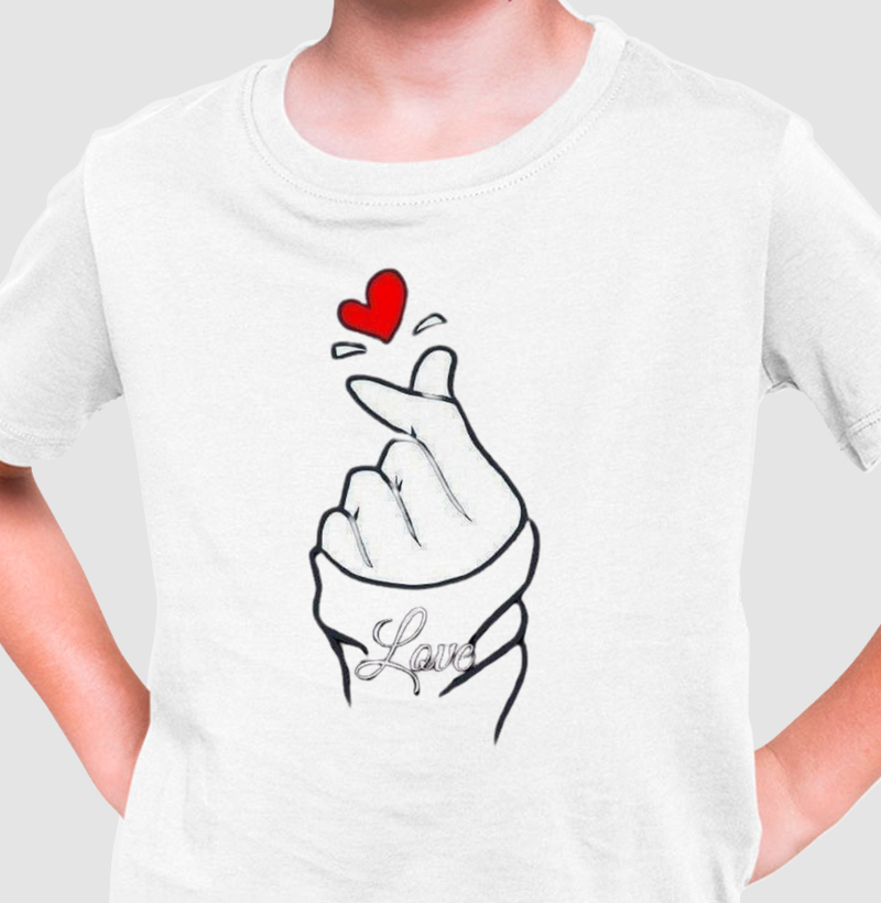 Camisa Infantil Love Dorama