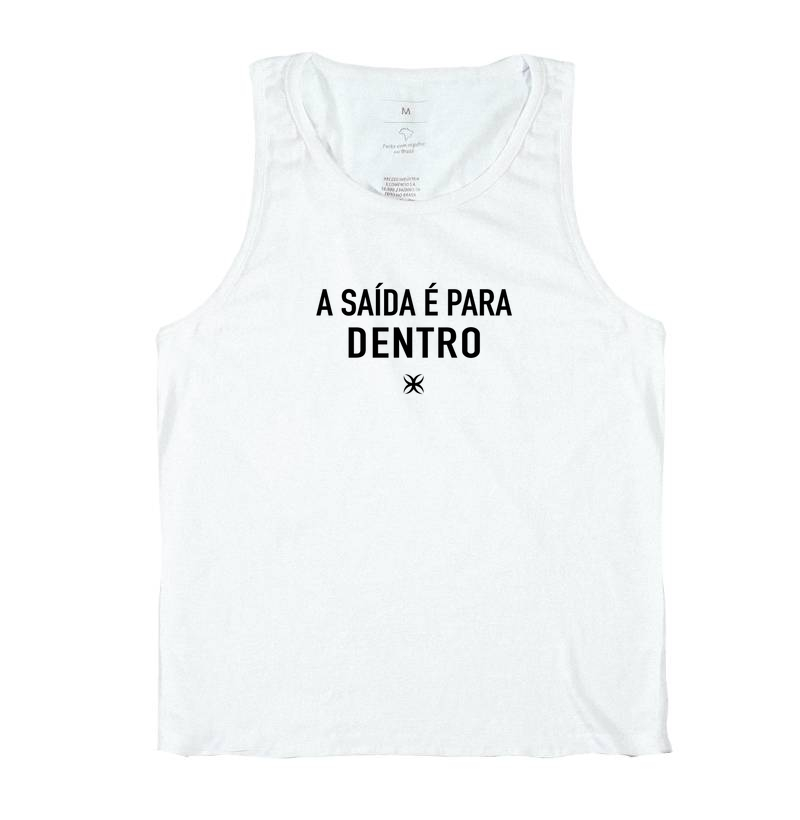 A saída é para dentro