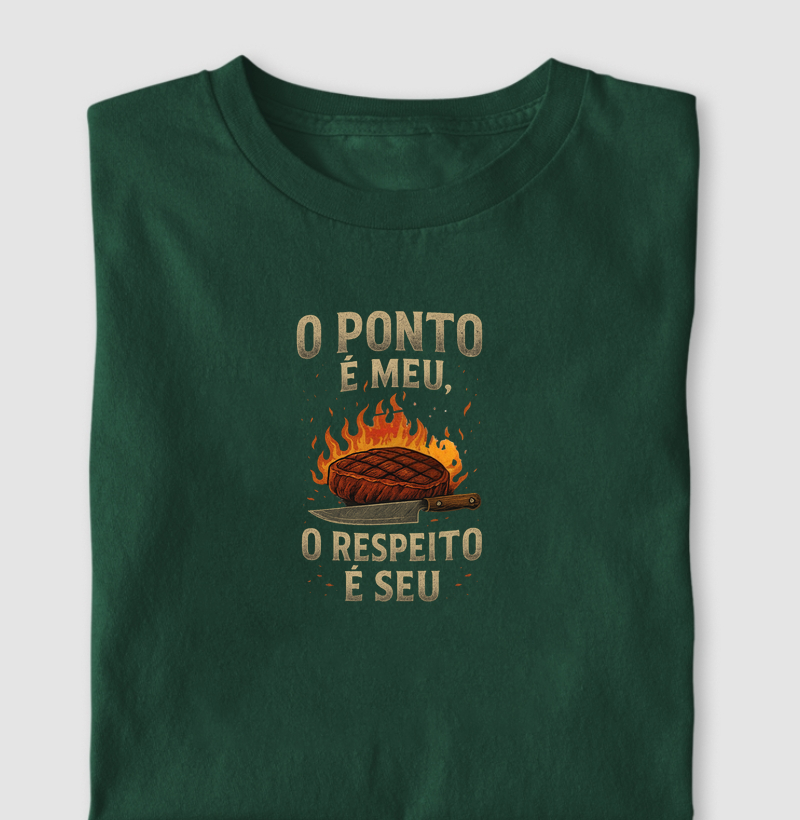 O ponto é meu, o respeito é seu.