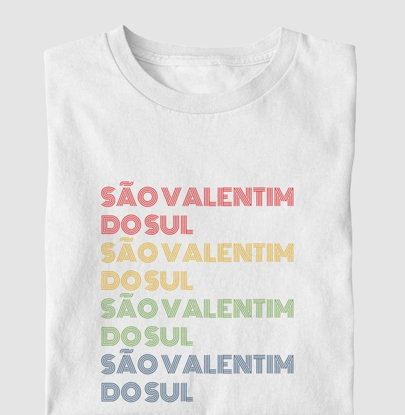 São Valentim do Sul Letreiro Retrô