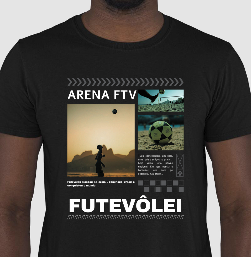 Camiseta futevôlei arena ftv