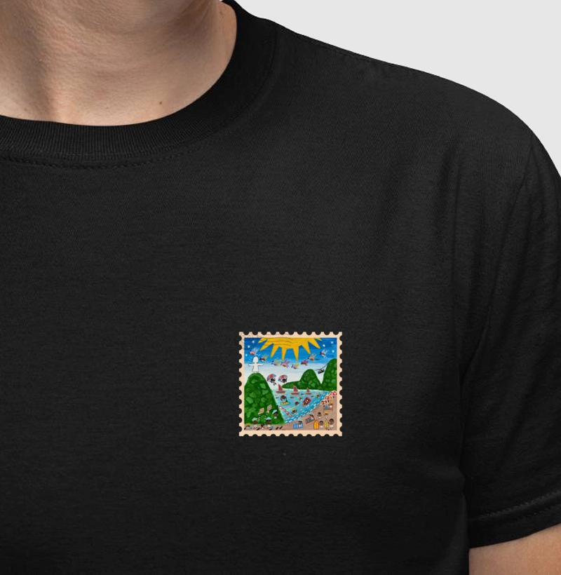 Camiseta Camiseta Adulto Rio de Janeiro Pin by Tati Artecolori
