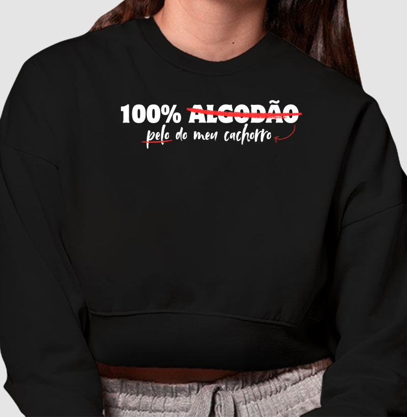 100% pelo de cachorro