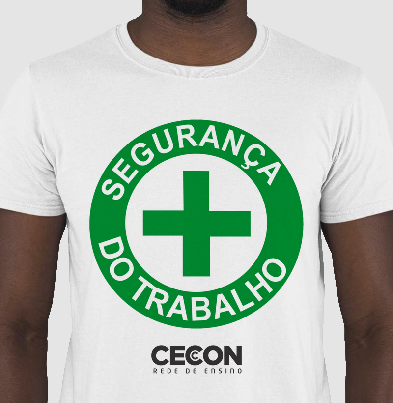 Camisa Segurança do trabalho logo grande