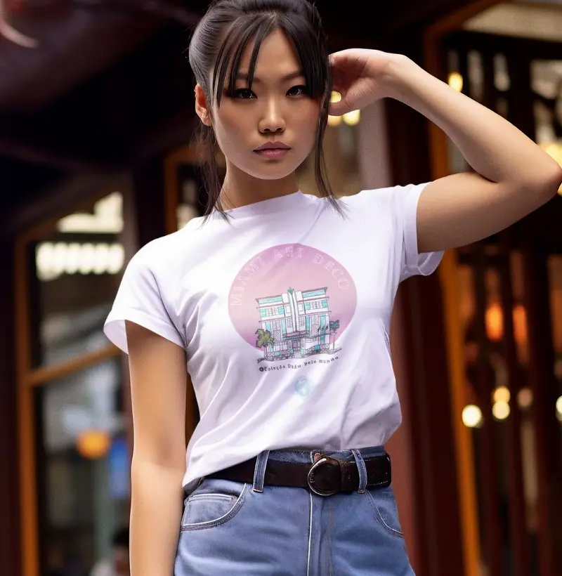 Camiseta Adulto Art Deco by Dudu Memoriza