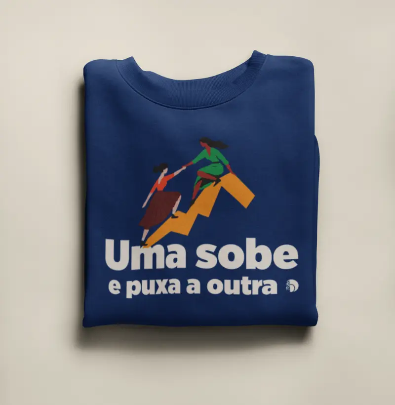Uma sobre e puxa a outra