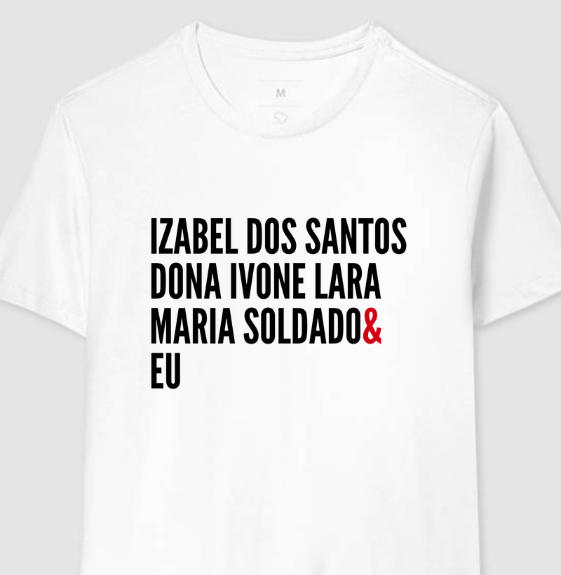 Camiseta Enfermeiras Padrão Negras
