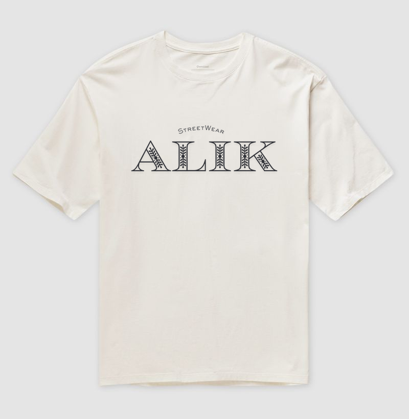 Camiseta oversized Alik Company Brand