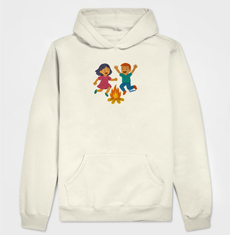 Moletom Hoodie "pular fogueira"