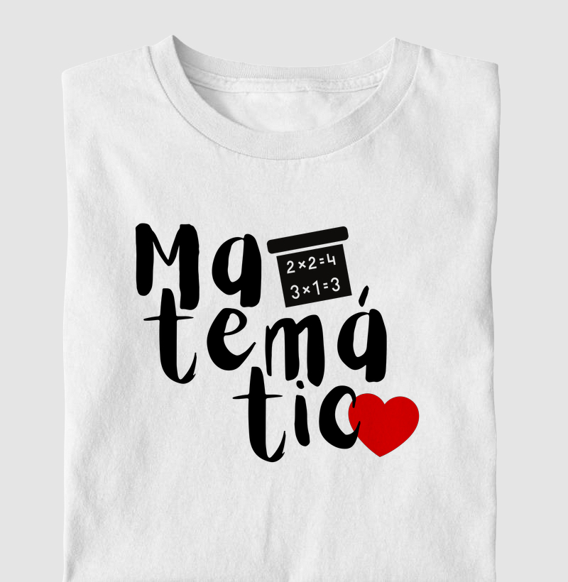 Camiseta 'Matemática'