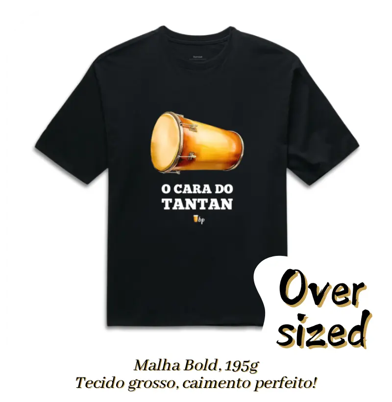 O cara do tantan - Com o instrumento