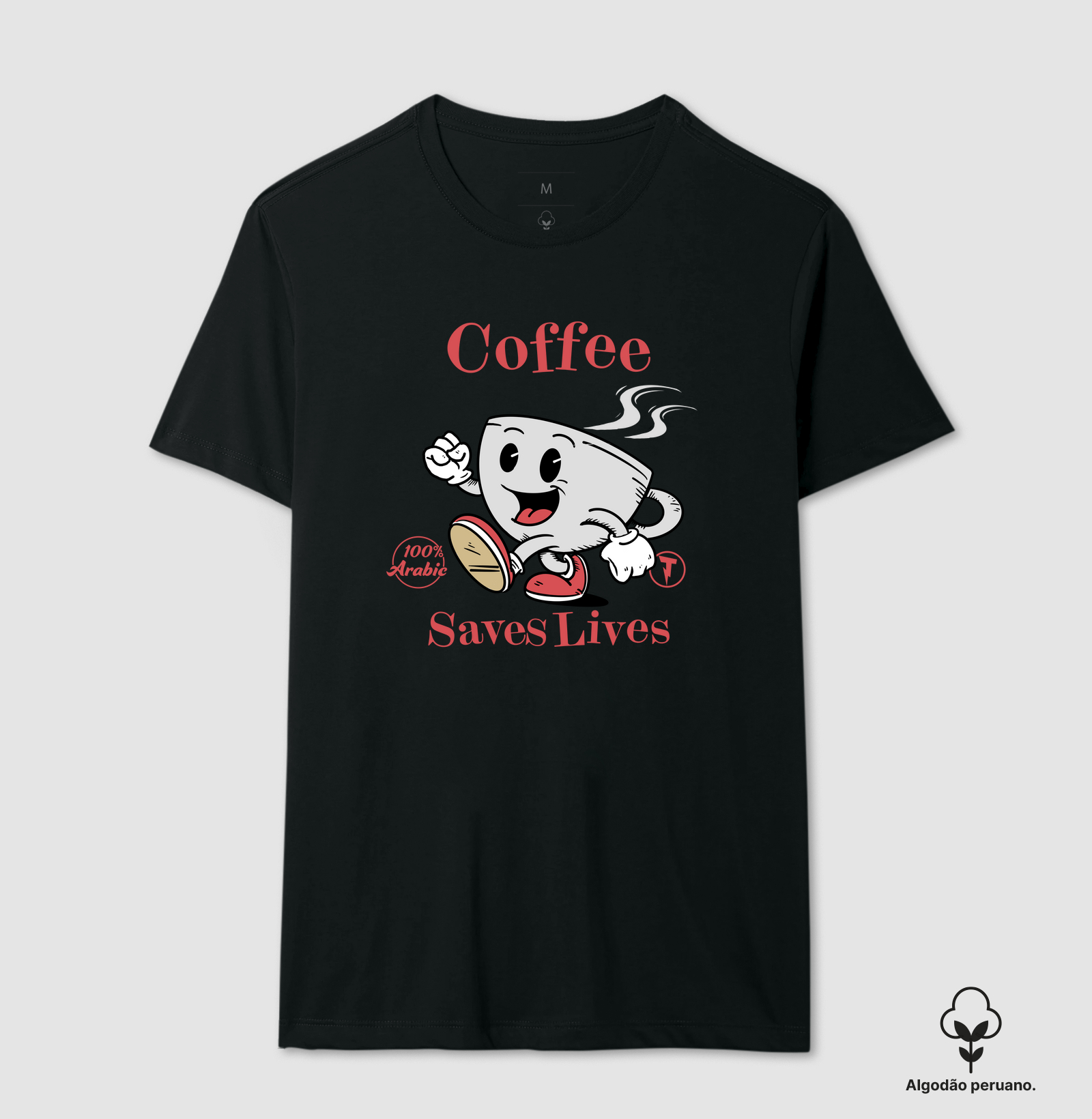 Camiseta Prime Coffee Saves Lives
