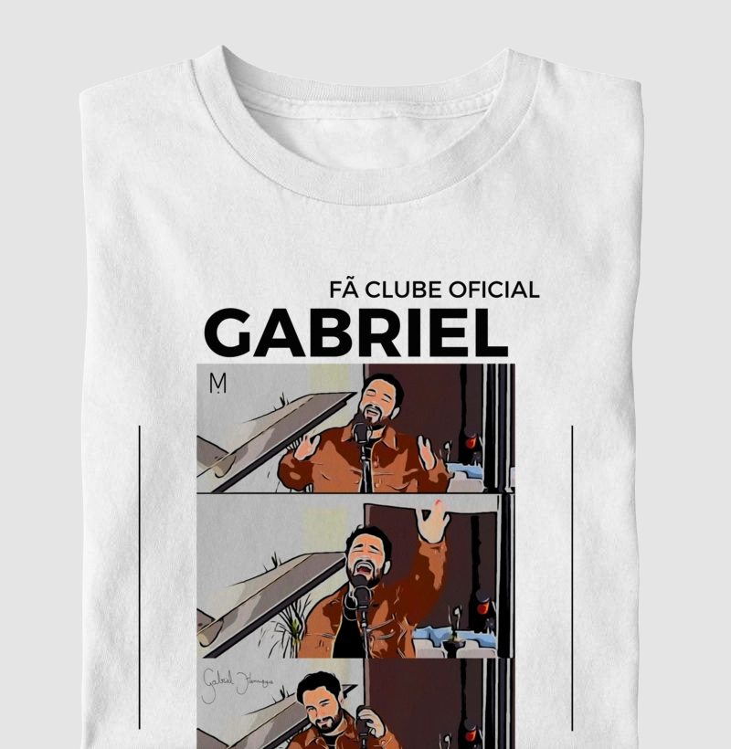 PARCERIA - Gabriel Henrique - Camiseta UNISSEX e Baby Look Feminina - "It was just like a movie" - Fã Clube Oficial