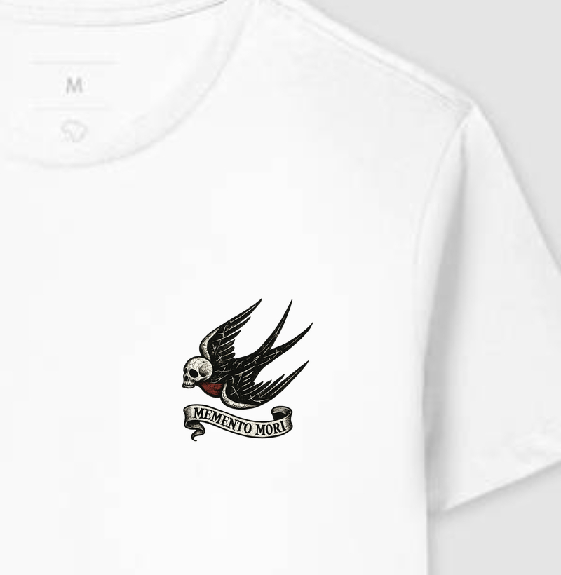 Camiseta - Skull Bird (bolso)