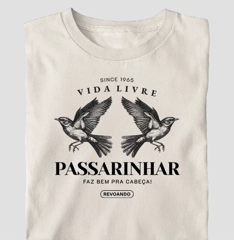 Aves em Texto - Faz bem 2Birds - Oversized