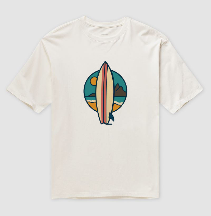 Camiseta Oversized Longboard Horizonte