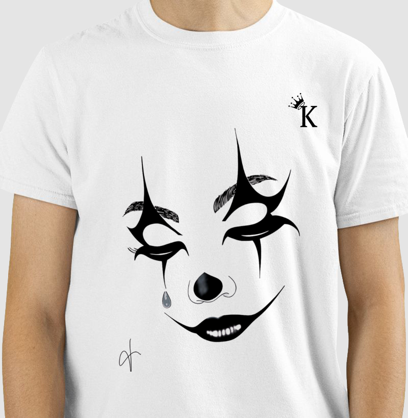 camiseta face-black