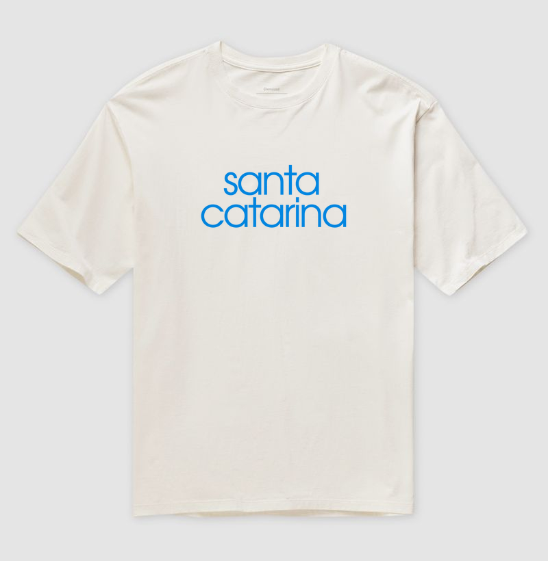 Santa Catarina Estampa Azul