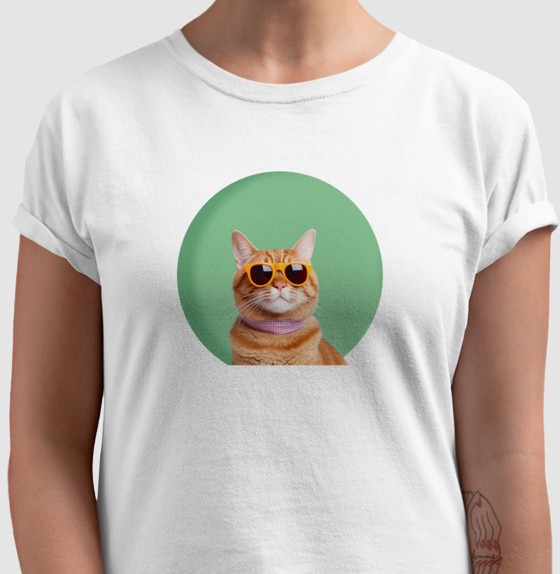 Gatinho Good Vibes – Estampa Criativa e Cheia de Estilo | TODAY