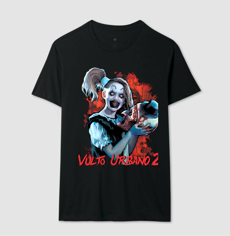Camiseta Terrifier 2 Heart Stopper Vulto Urbano
