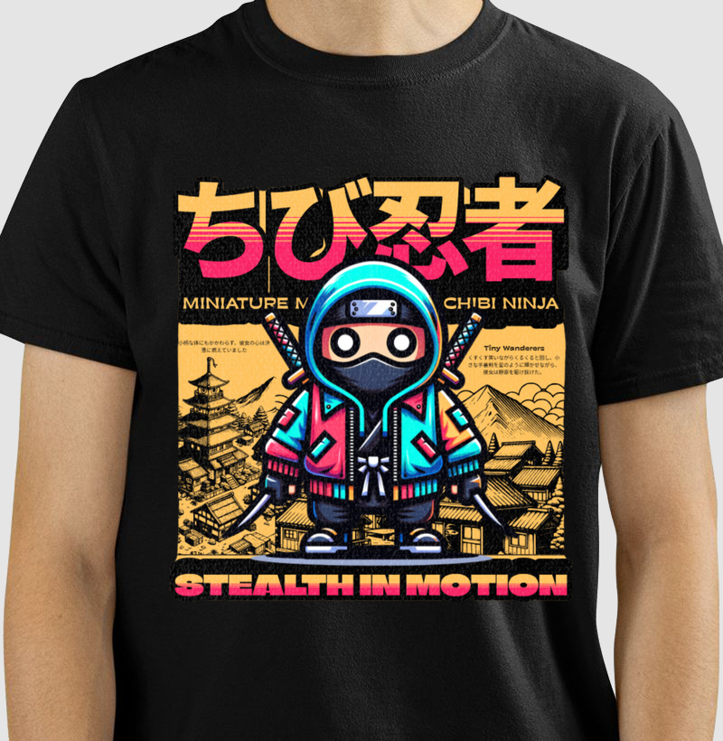 Camiseta Chibi Ninja 