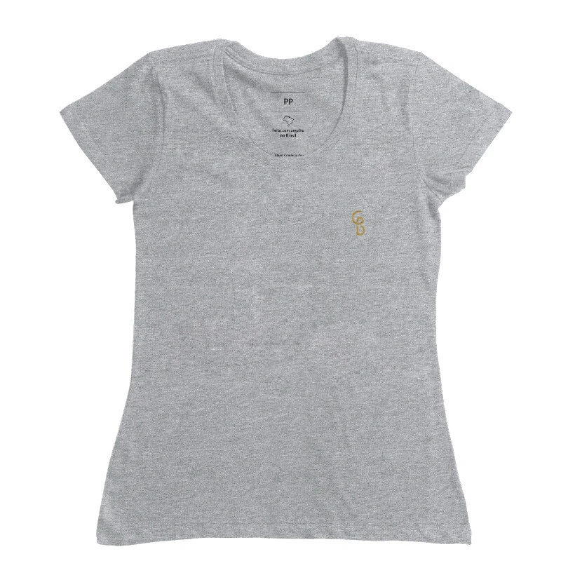 Camiseta Feminino GB - (Logo amarelo)