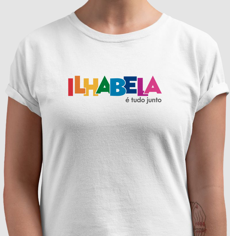 Camiseta Ilhabela é tudo junto