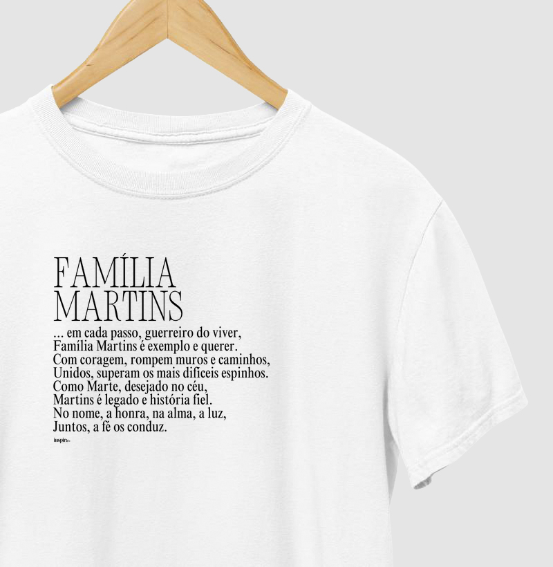FAMÍLIA MARTINS | Algodão Premium