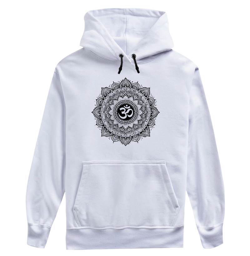 Mandala Om Preto e Branco 02