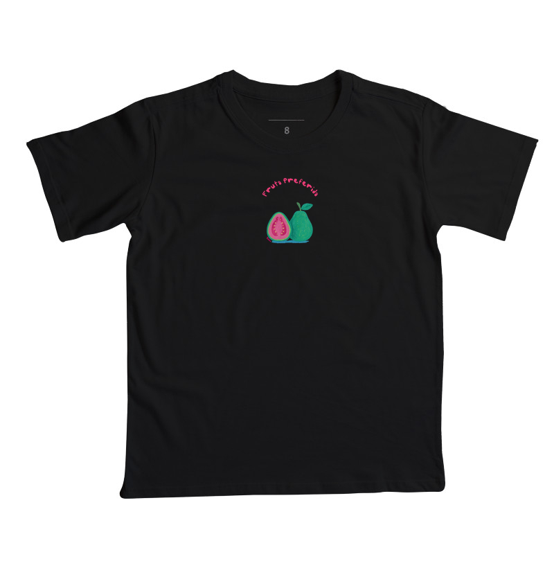 Camiseta Infantil "prefiro goiaba"