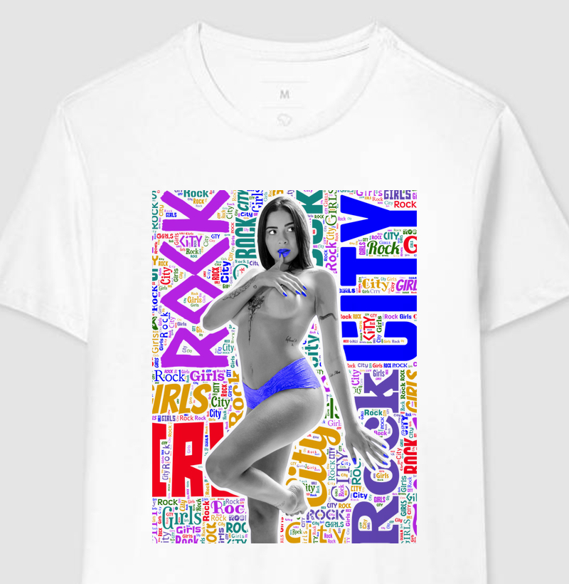 Glamour Girl - Camiseta Rock City Girls