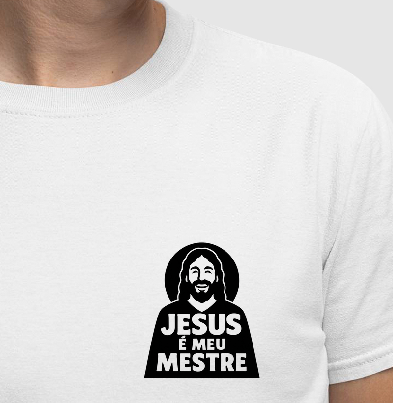 Camiseta Jesus é meu mestre