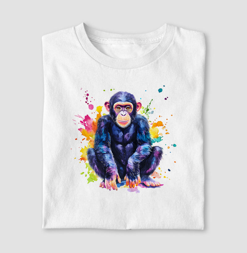 Macaco colors aquarela