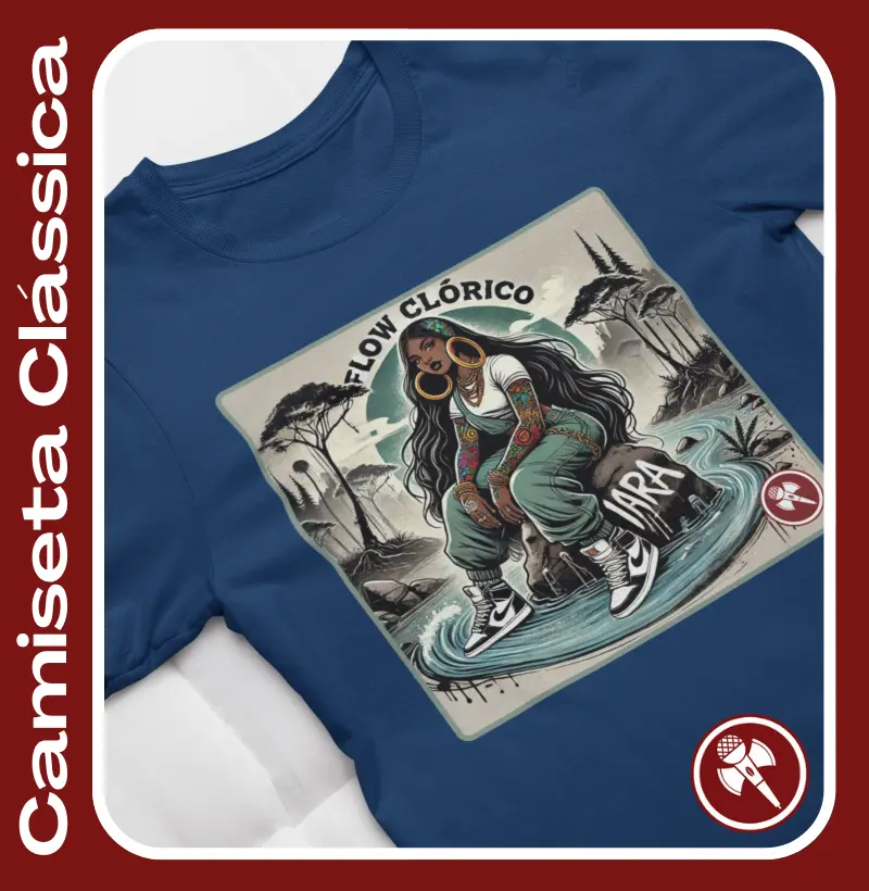 Iara MC - Coleção Flow Clóricos - Camiseta Clássica